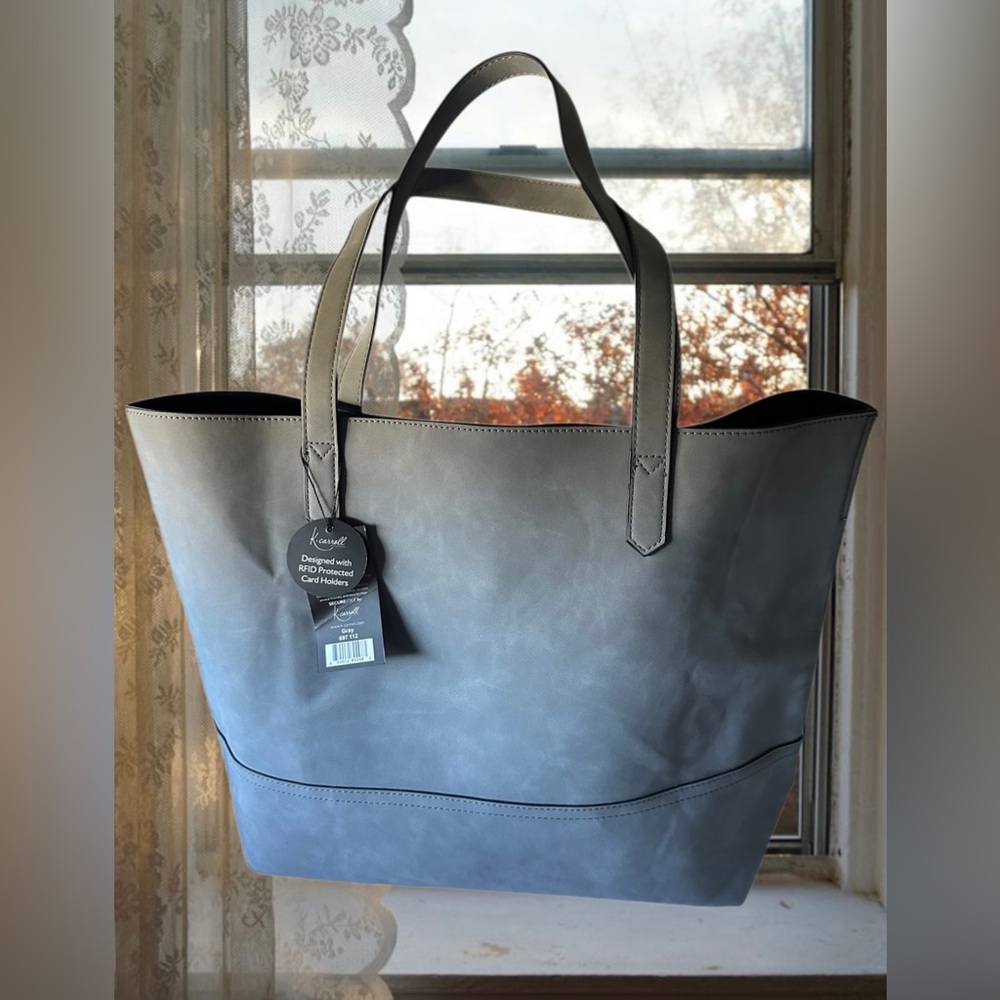 K. Carroll Taylor Tote in Gray NWT